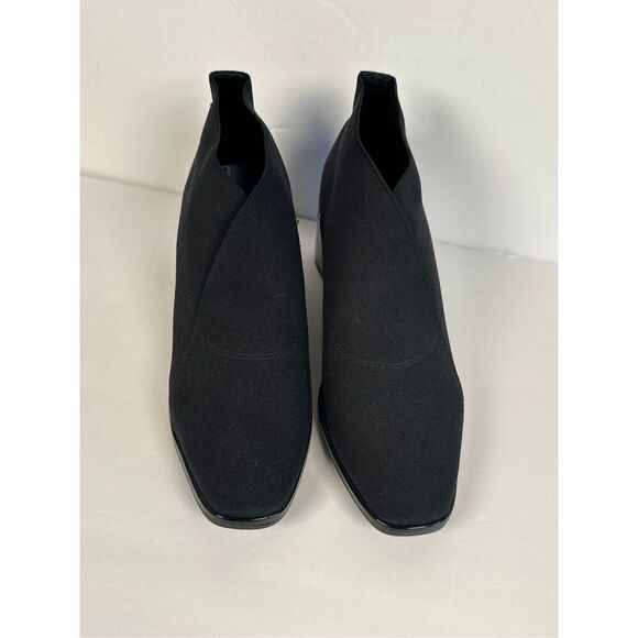 Aerosoles Anina Ankle Wedge Booties sz 8 Black - Picture 4 of 11